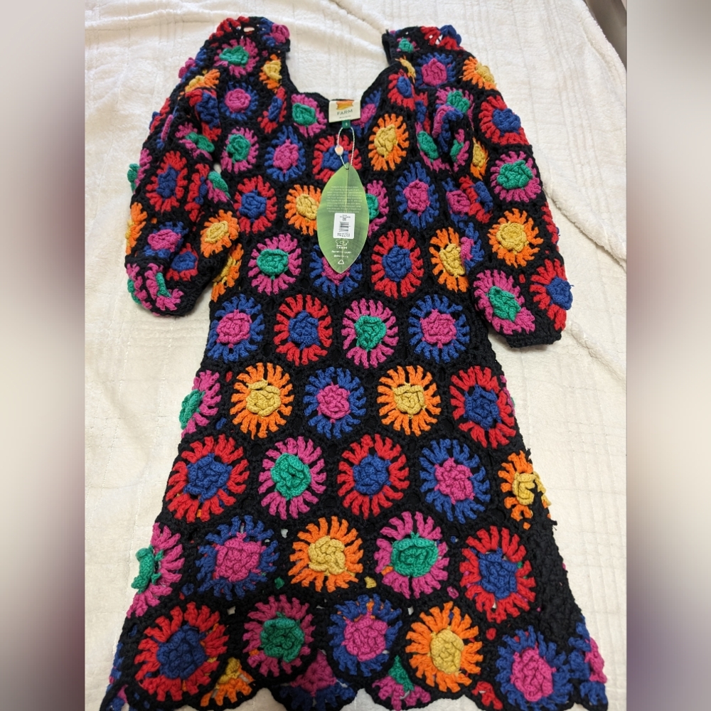Farm Rio NWT crochet dress